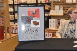 Barbara McGinley at the book signing of When Hearts Collide, Et Cetera