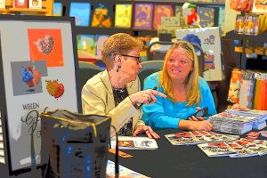 Barbara McGinley at the book signing of When Hearts Collide, Et Cetera